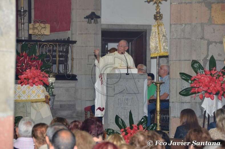 Celebración de una eucaristía en la Basílica de Telde